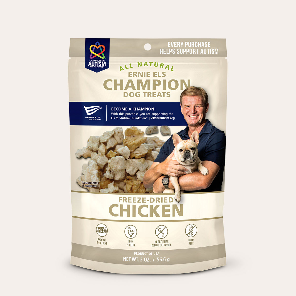 Ernie Els Freeze-Dried Chicken Breast Dog Treats