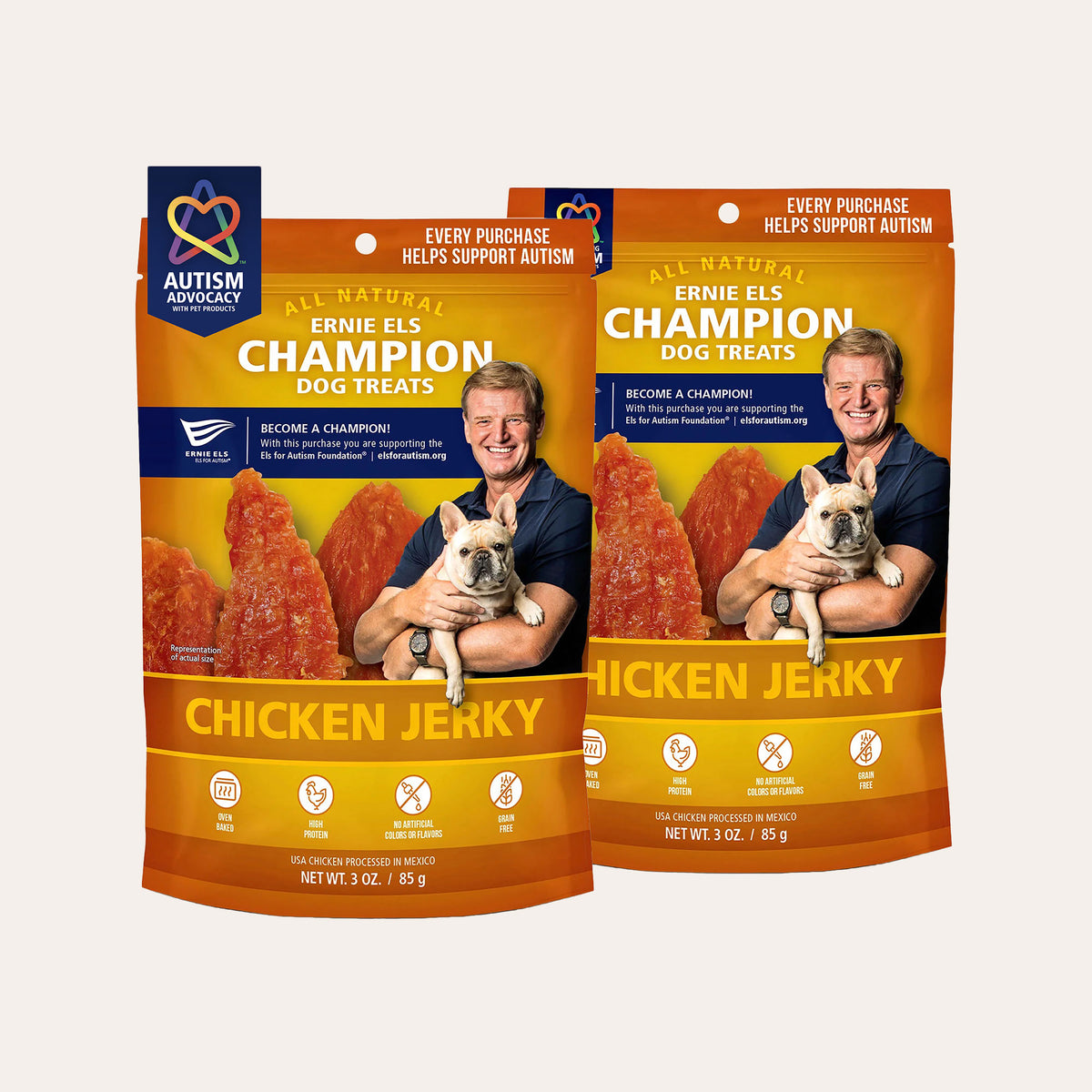 Ernie Els Chicken Jerky Dog Treats (2 Pack)