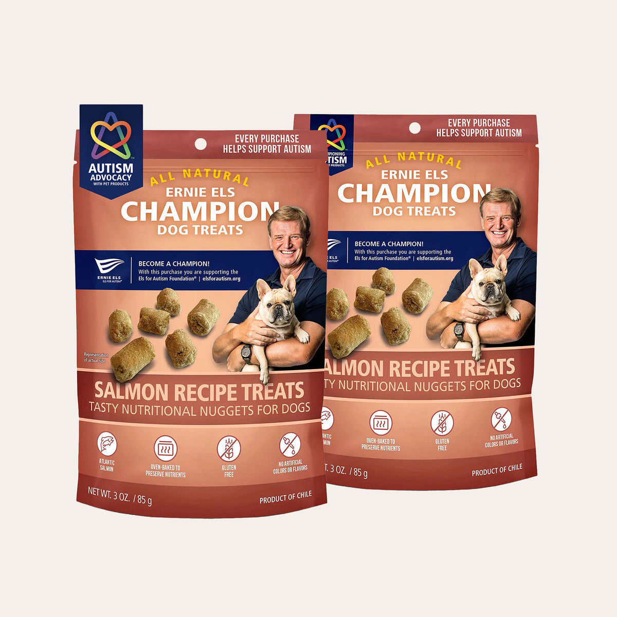 Ernie Els Salmon Dog Treats (2 Pack)