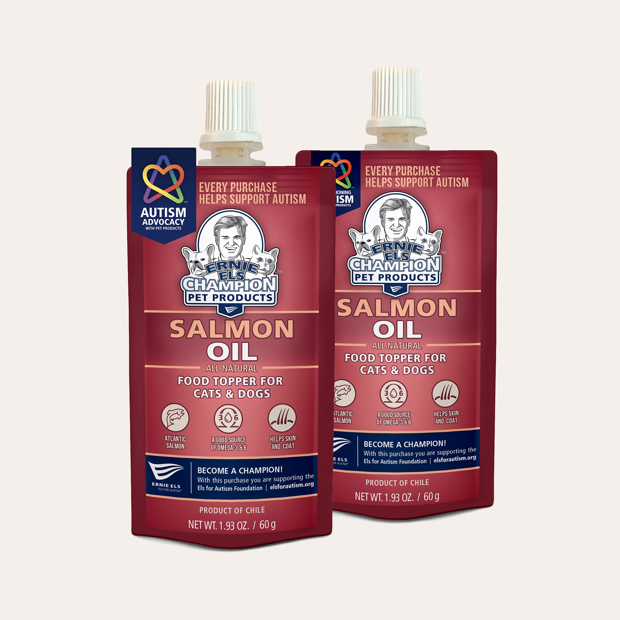 Ernie Els Salmon Oil for Dogs & Cats (2 Pack)